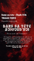 - 50% TIRAGE EXCLUSIF - DANS SA TÊTE • FLASH 24H par sms en 24h