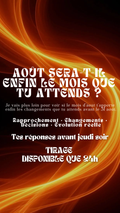 - 50% TIRAGE EXCLUSIF - AOÛT SERA-T-IL ENFIN LE MOIS QUE TU ATTENDS ? par sms en 24h