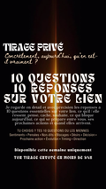 -35 % TIRAGE EXCLUSIF - 10 QUESTIONS 10 RÉPONSES SUR VOTRE LIEN par sms en 24h