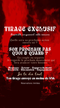 -30 % TIRAGE EXCLUSIF - SON PROCHAIN PAS, QUOI ET QUAND ? par sms en 24h
