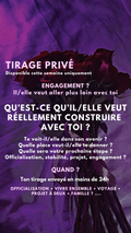 -25 % TIRAGE EXCLUSIF - ENGAGEMENT ? Il/elle veut aller plus loin avec toi  par sms en 24h