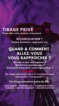-25 % TIRAGE EXCLUSIF - RÉCONCILIATION ? Votre histoire reprend vie par sms en 24h