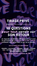 -35 % TIRAGE EXCLUSIF 10 QUESTIONS SUR SON RETOUR par sms en 24h