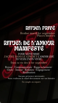 RITUEL PRIVÉ DU 1ER SEPTEMBRE L’AMOUR MANIFESTÉ (Place limité) réalisé uniquement le 01.09