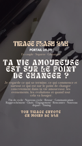 TIRAGE FLASH 24H PORTAIL DU 09.09 TA VIE AMOUREUSE EST SUR LE POINT DE CHANGER ? VOICI CE QUI T’ATTEND CONCRÈTEMENT par sms en 24h