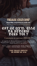 TIRAGE FLASH WEEK END EST-CE QU’IL/ELLE VA REVENIR VERS TOI ? COMMENT ET SURTOUT QUAND ? par sms en 24h