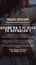 TIRAGE FLASH WEEK END QUAND VA-T-IL/ELLE TE REPARLER ? VOTRE PROCHAIN ÉCHANGE ARRIVE-T-IL BIENTÔT ? par sms en 24h