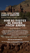 Soin privé unique d’une rareté absolue SOIN DU VORTEX DE SEDONA FOCUS AMOUR (place très limité) Réalisé le 29.09 ou le 30.09