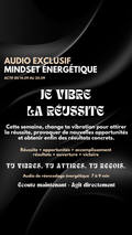 AUDIO EXCLUSIF Mindset énergétique = Je vibre la réussite actif du 14.09 au 20.09