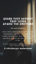 Audio soin QUAND TOUT DEVIENT TROP LOURD APAISE TES ÉMOTIONS