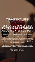 -25 % TIRAGE EXCLUSIF - EST-CE QU’IL/ELLE EST EN TRAIN DE RETOMBER AMOUREUX(SE) DE TOI ? par sms en 24h