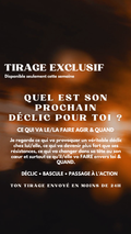 -25 % TIRAGE EXCLUSIF - QUEL EST SON PROCHAIN DÉCLIC POUR TOI ? CE QUI VA LE/LA FAIRE AGIR & QUAND par sms en 24h