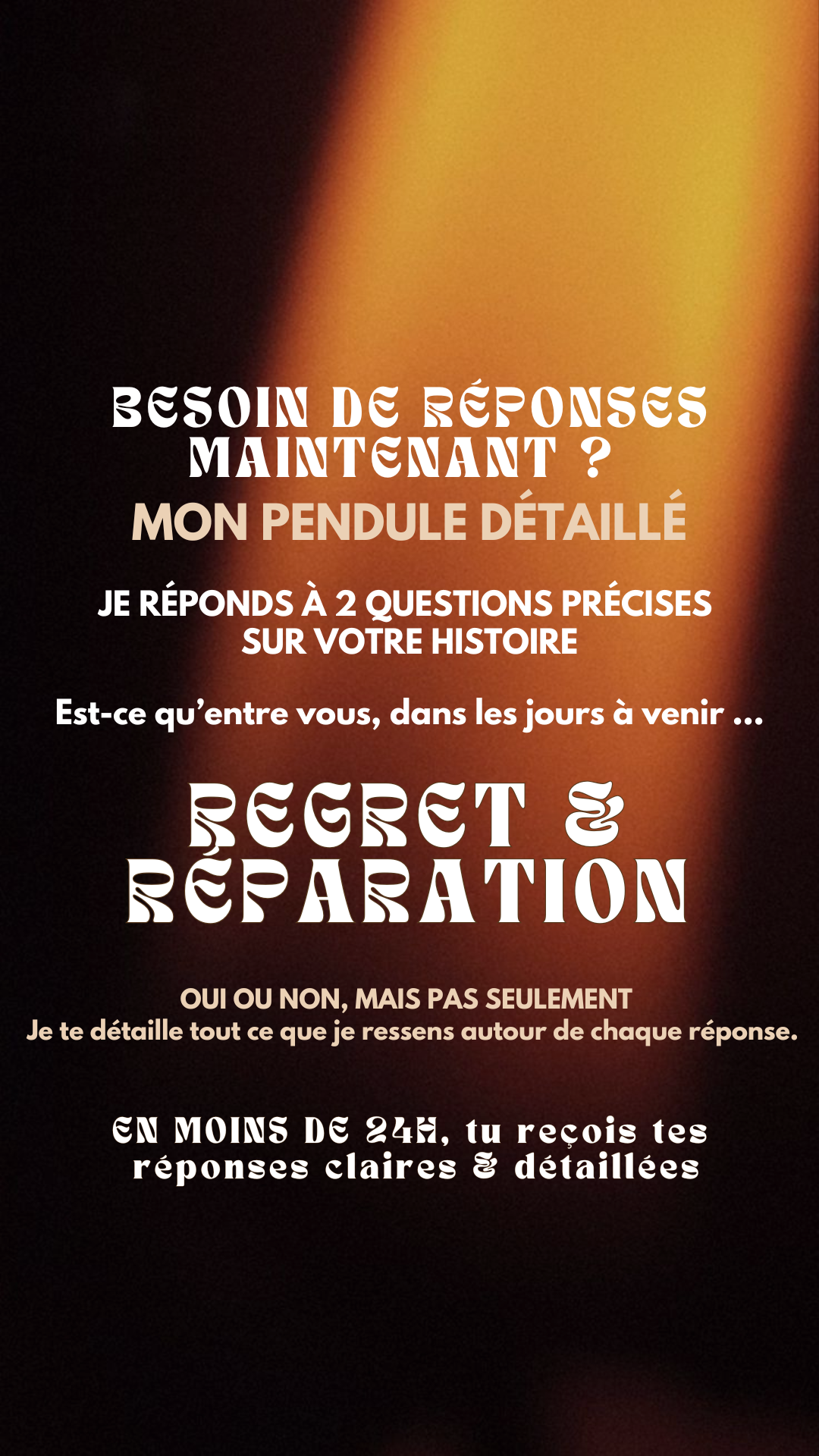 -25 % PENDULE DÉTAILLÉ REGRET & RÉPARATION par sms en 24h