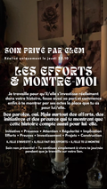 SOIN PRIVÉ LES EFFORTS & LE MONTRE-MOI avec CLEM le jeudi 22