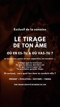 EXCLUSIF Le tirage de ton âme