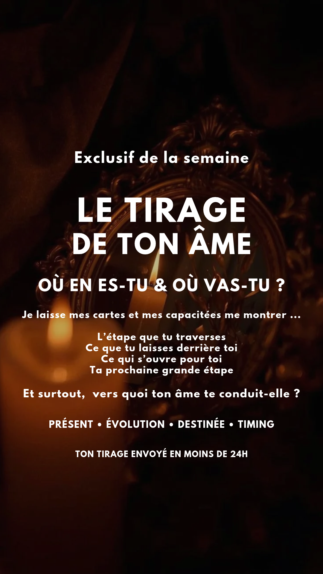 EXCLUSIF Le tirage de ton âme