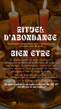 Rituel d'abondance Bien être 01/07 place limité