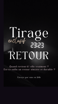 -30% Tirage exclusif RETOUR Quand revient-il/elle vraiment ? Est-ce enfin un retour sincère, stable et durable ? Envoyé en 24h