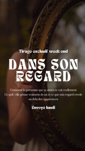 -35% Tirage exclusif week end Dans son regard Envoyé lundi