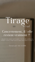 -25% Tirage exclusif  Concrètement… il/elle revient vraiment ?  Envoyé en 24h