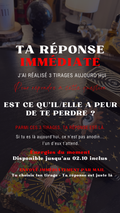 TA RÉPONSE IMMÉDIATE EST CE QU’IL/ELLE A PEUR DE TE PERDRE ? Énergie du 30.09 au 02.10 inclus