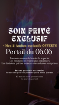 Soin privé exclusif Portail du 06/06 Réouverture de la communication entre vous