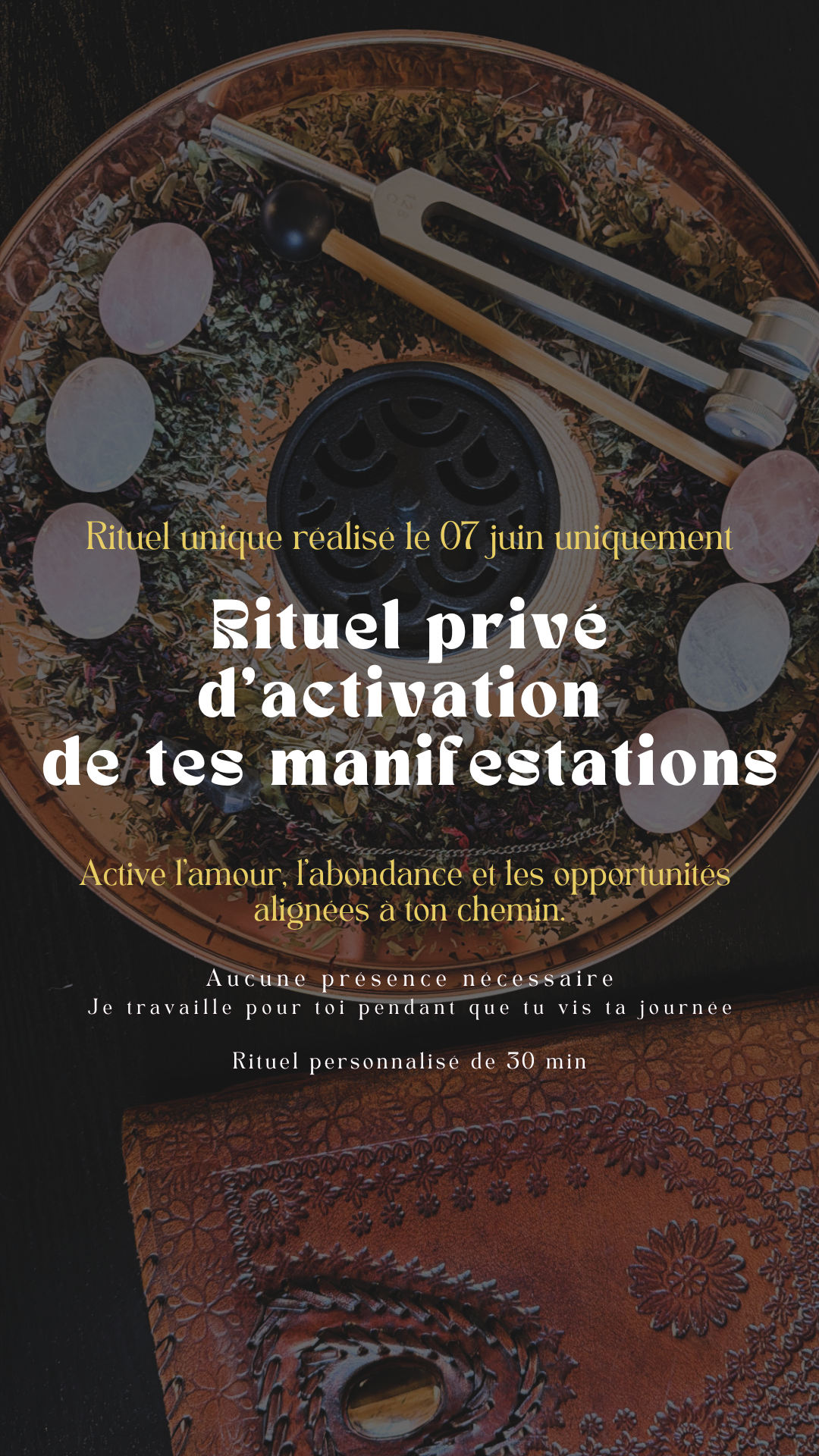 Rituel privé d'activation de tes manifestations - place limité