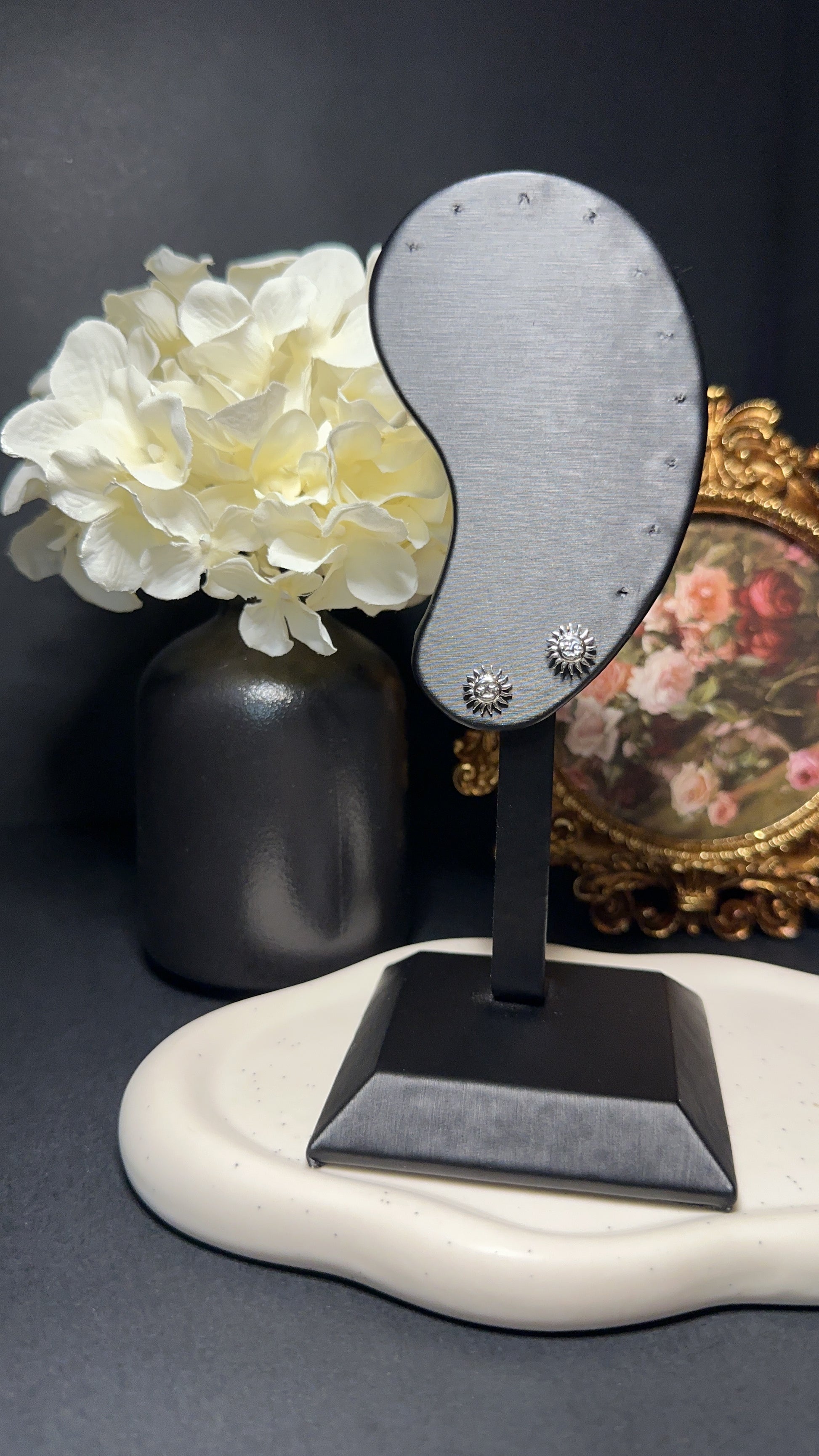 Boucles d'oreilles "Soleil du soir"