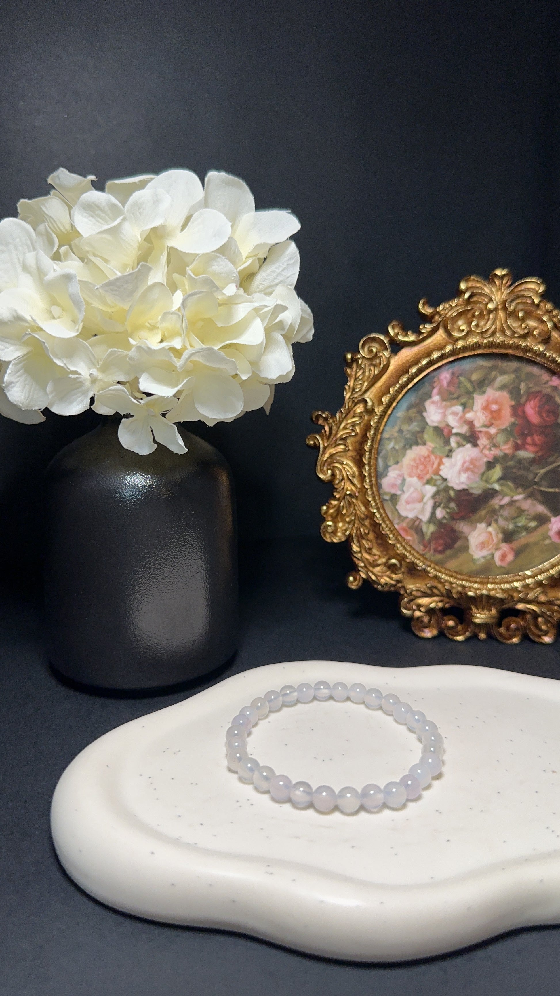 Bracelet Agate Blanche - Sérénité, Pureté & Équilibre