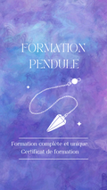 Formation pendule - Complète en visio avec certificat final