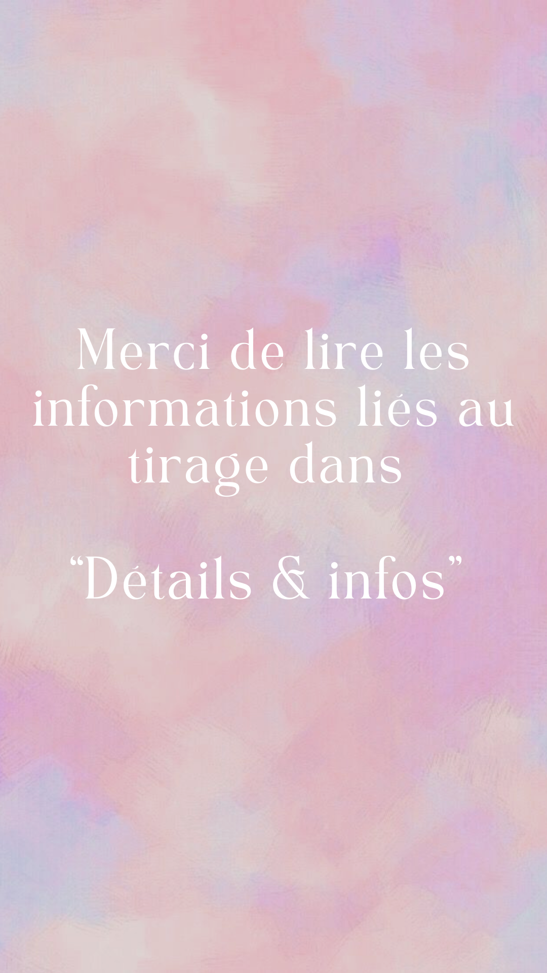 Tirage privé sentimentale en visio - par Clem