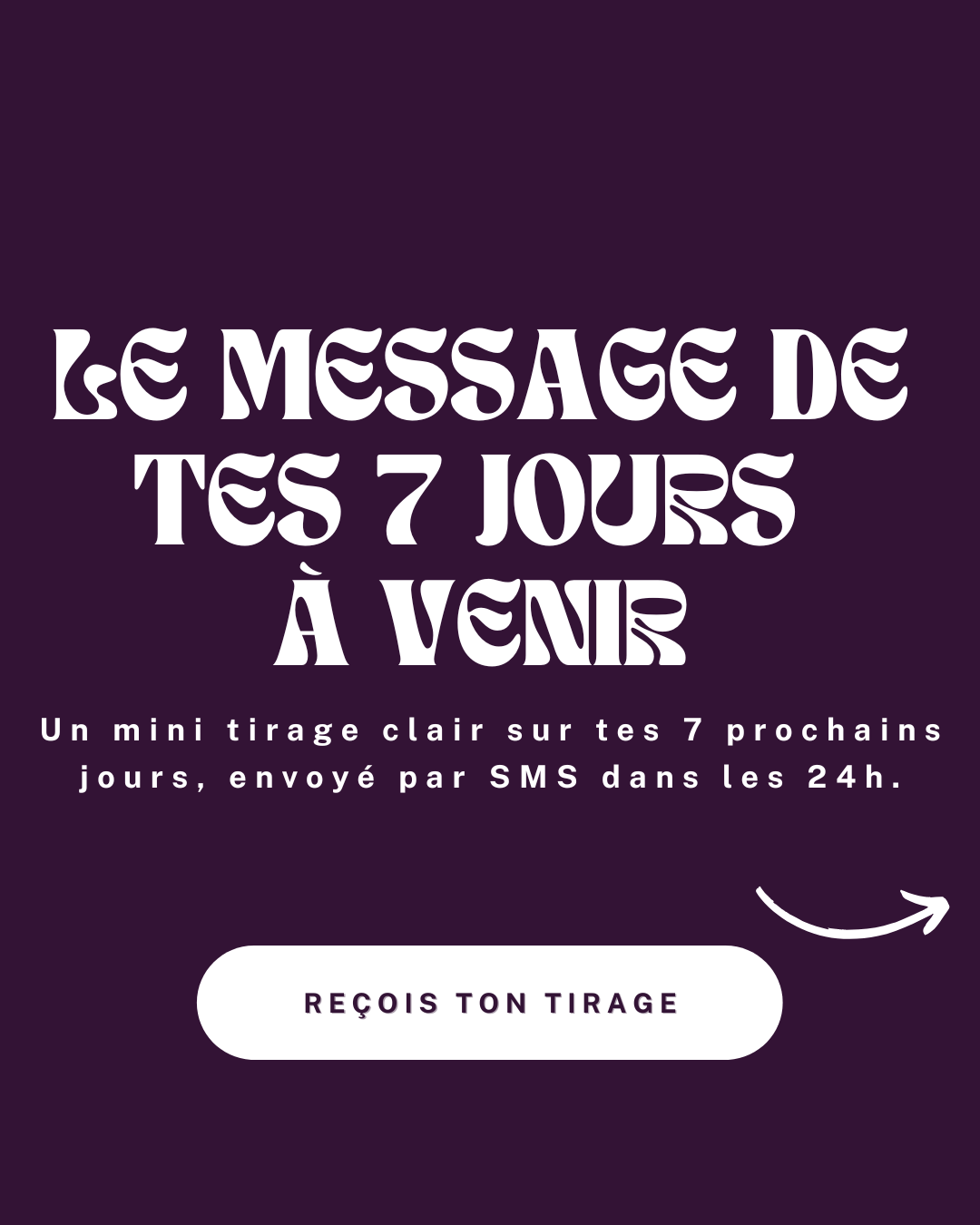 LE MESSAGE DE TES 7 JOURS À VENIR en MOINS DE 24H du lundi au samedi par Alye