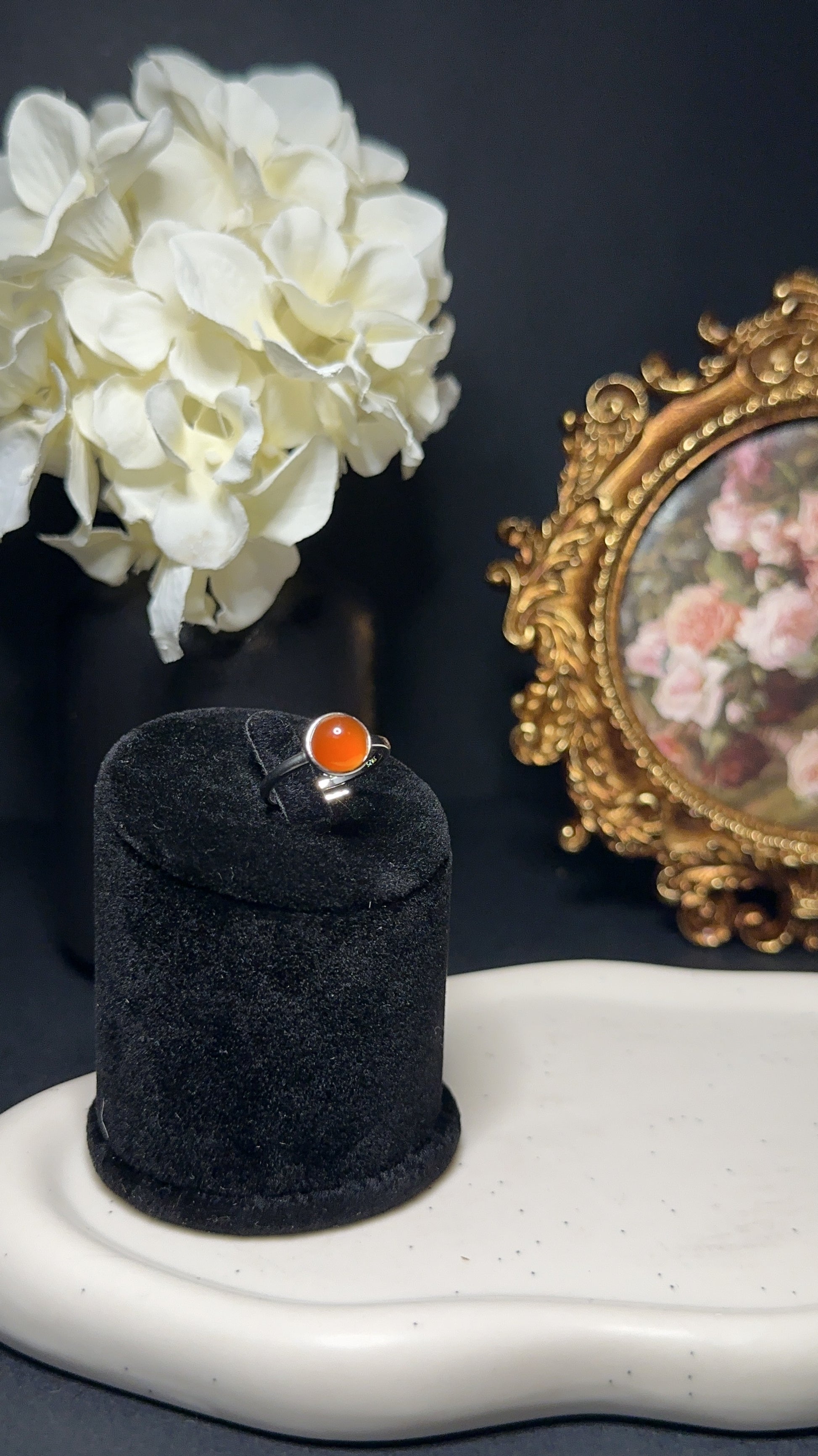 Bague en cornaline - Vitalité, joie & passion