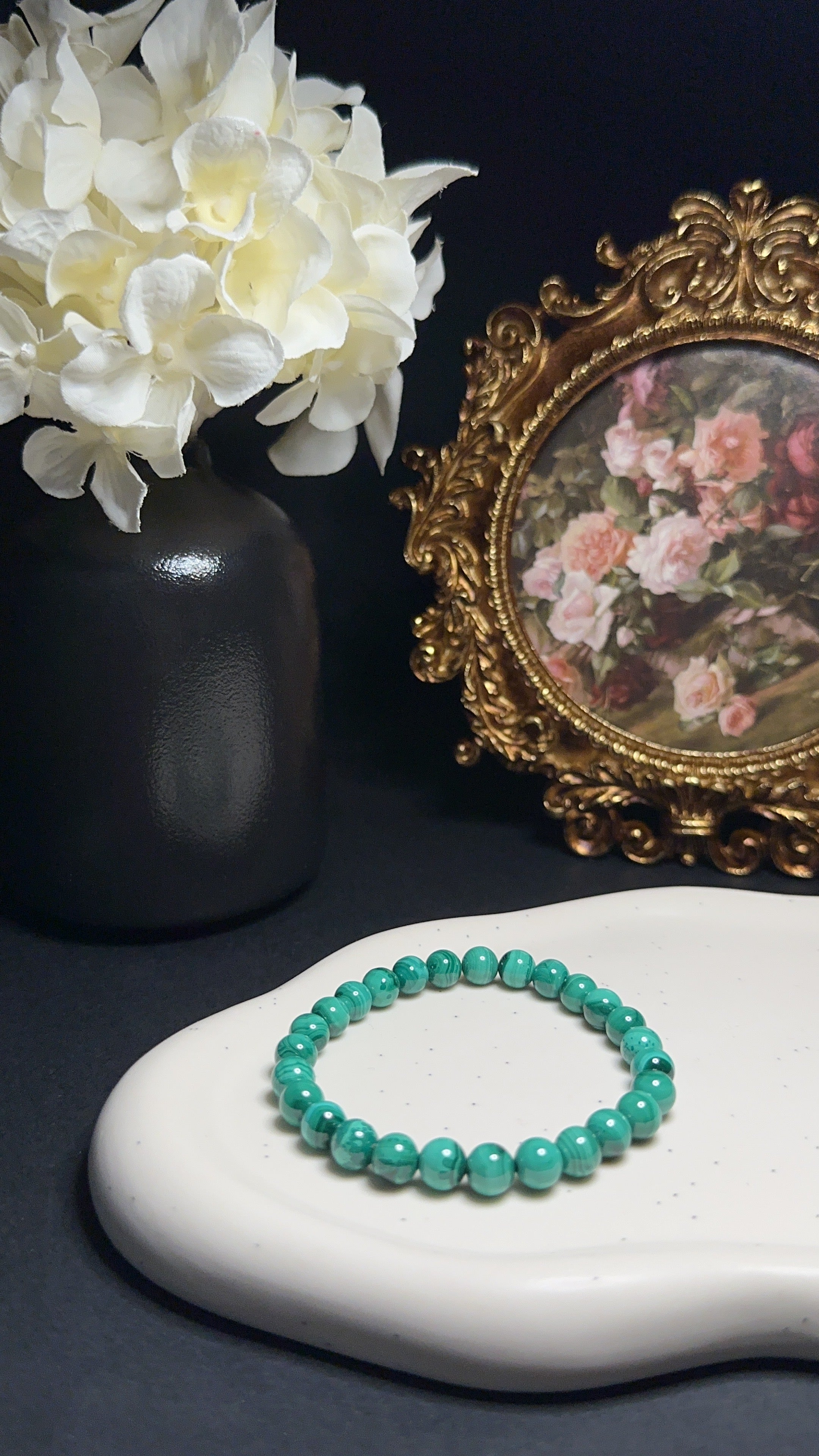 Bracelet Malachite - Douleur musculaire, vitalité & protection