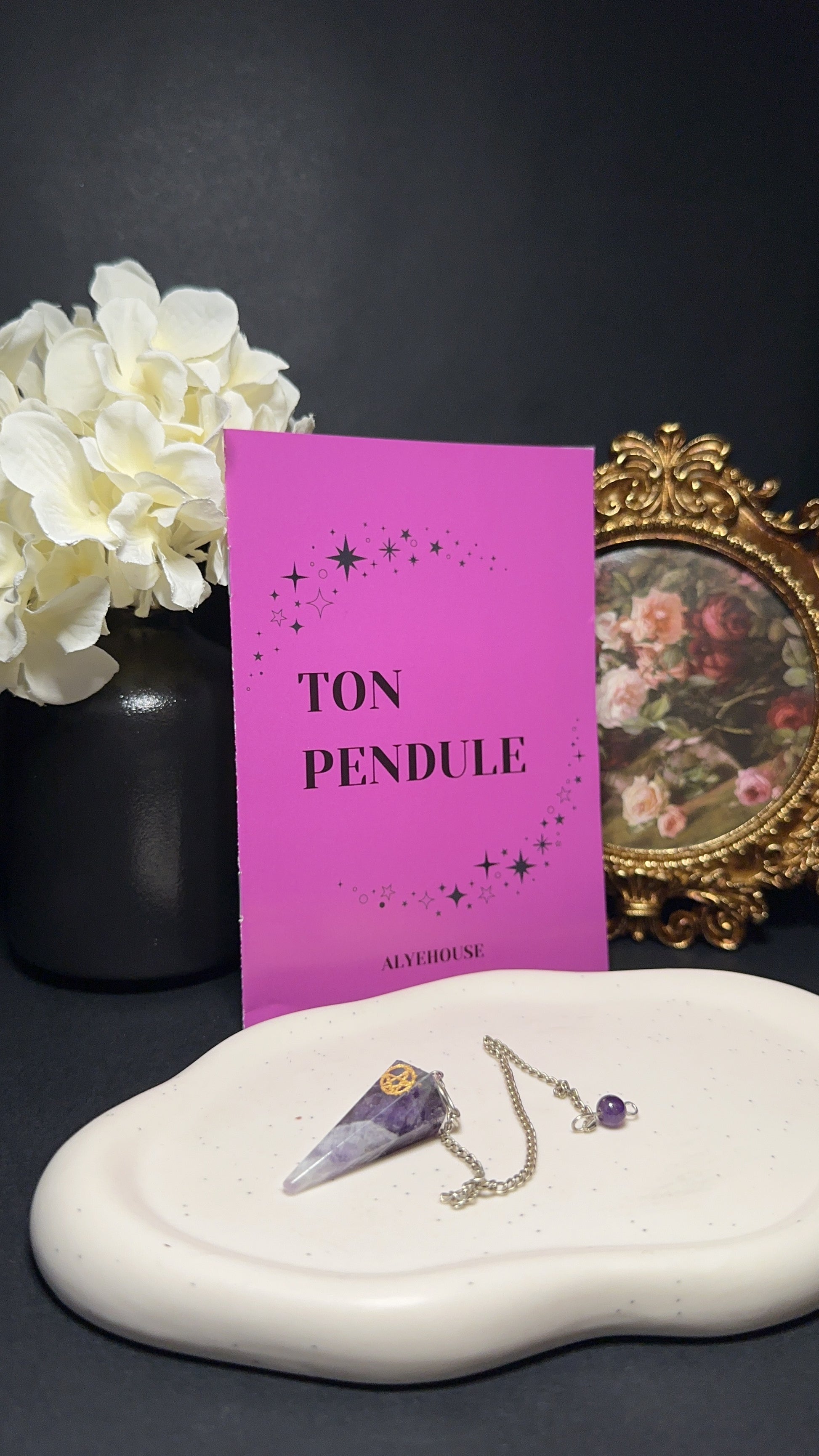 Pendule - Améthyste Pentagramme