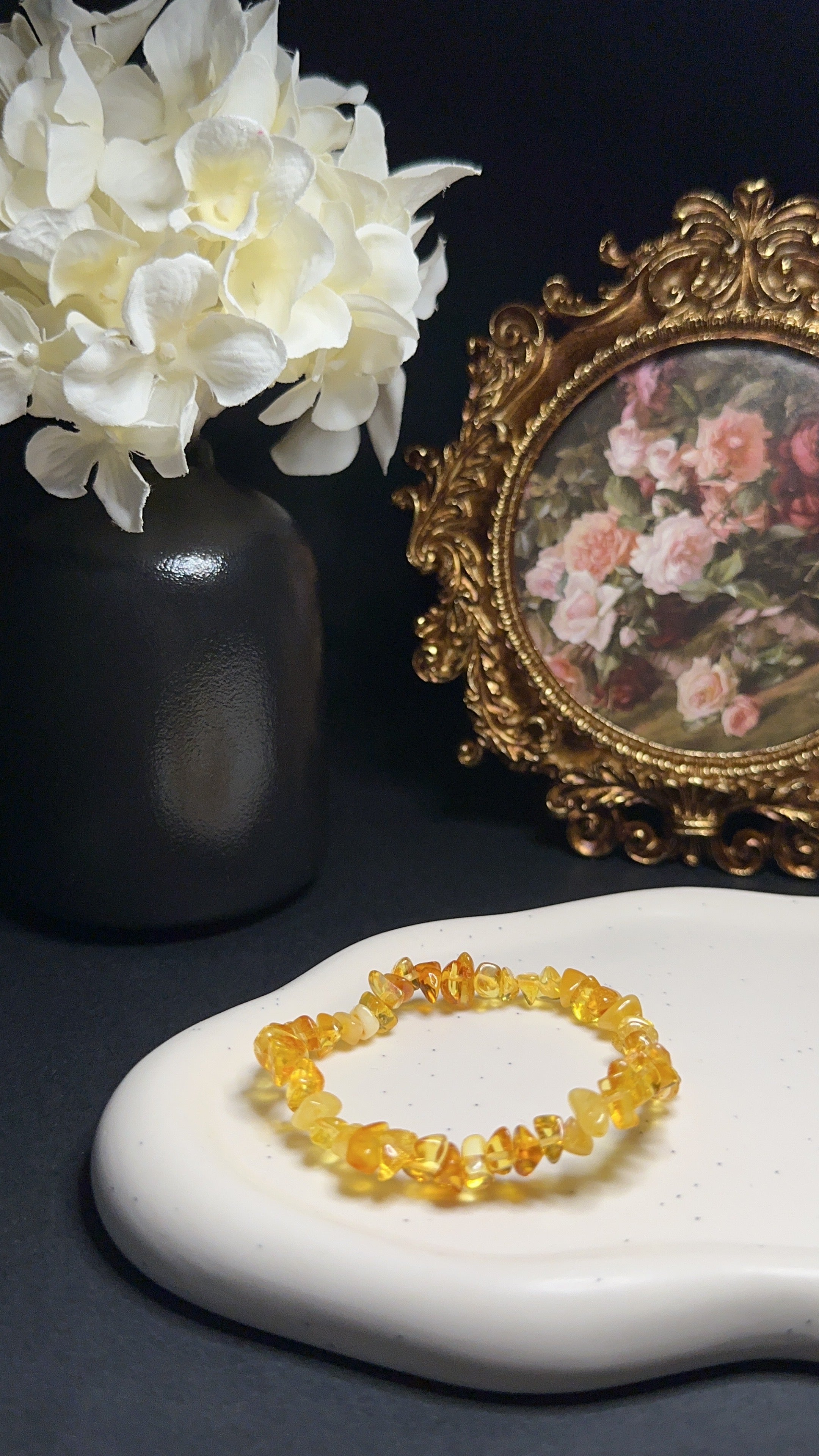 Bracelet Ambre naturelle - Purifiacation, ancrage & vitalité