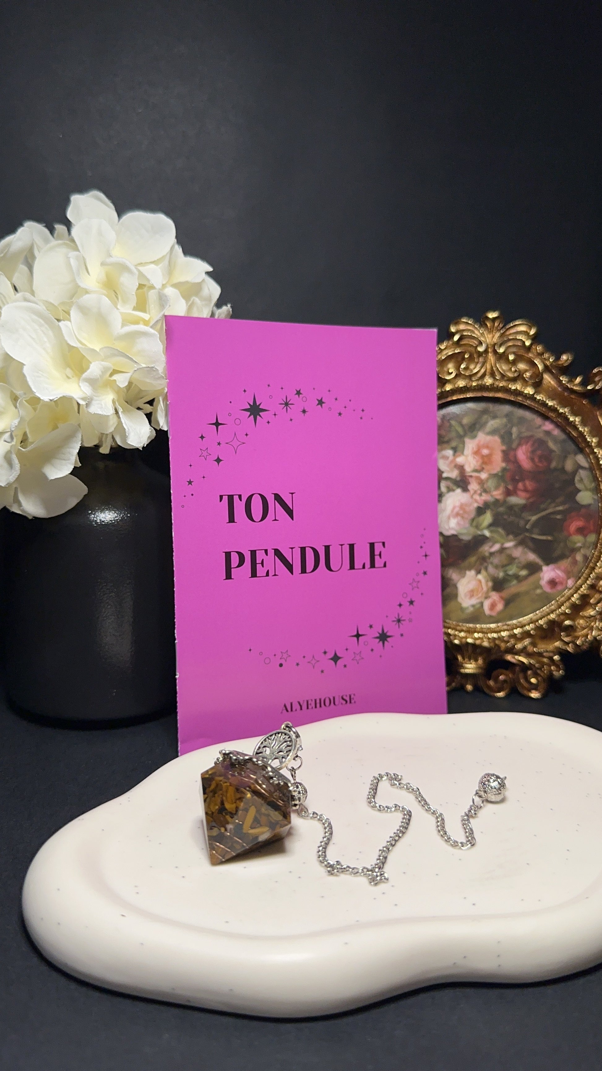 Pendule - Arbre de vie Oeil de tigre