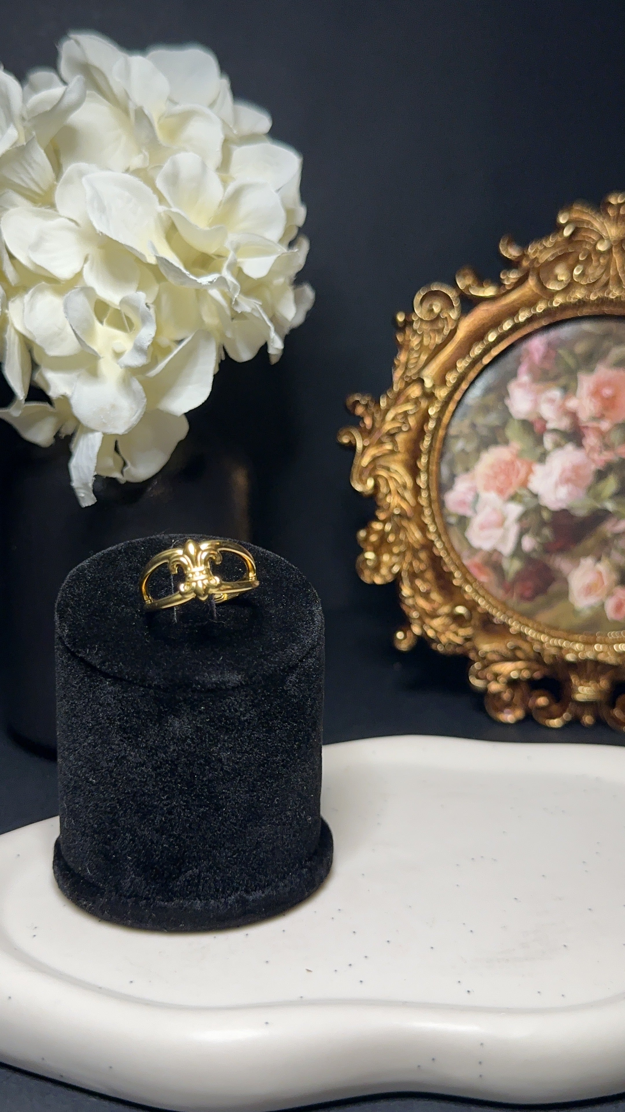 Bague "Fleur de lys"