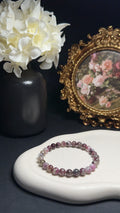 Bracelet Tourmaline rose - Jalousie, pansement émotionnel & apaisement