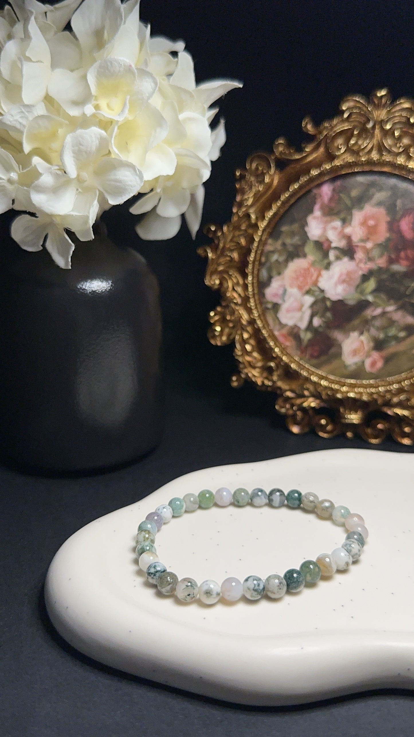 Bracelet Agate arbre - Régénération, ancrage & persévérance
