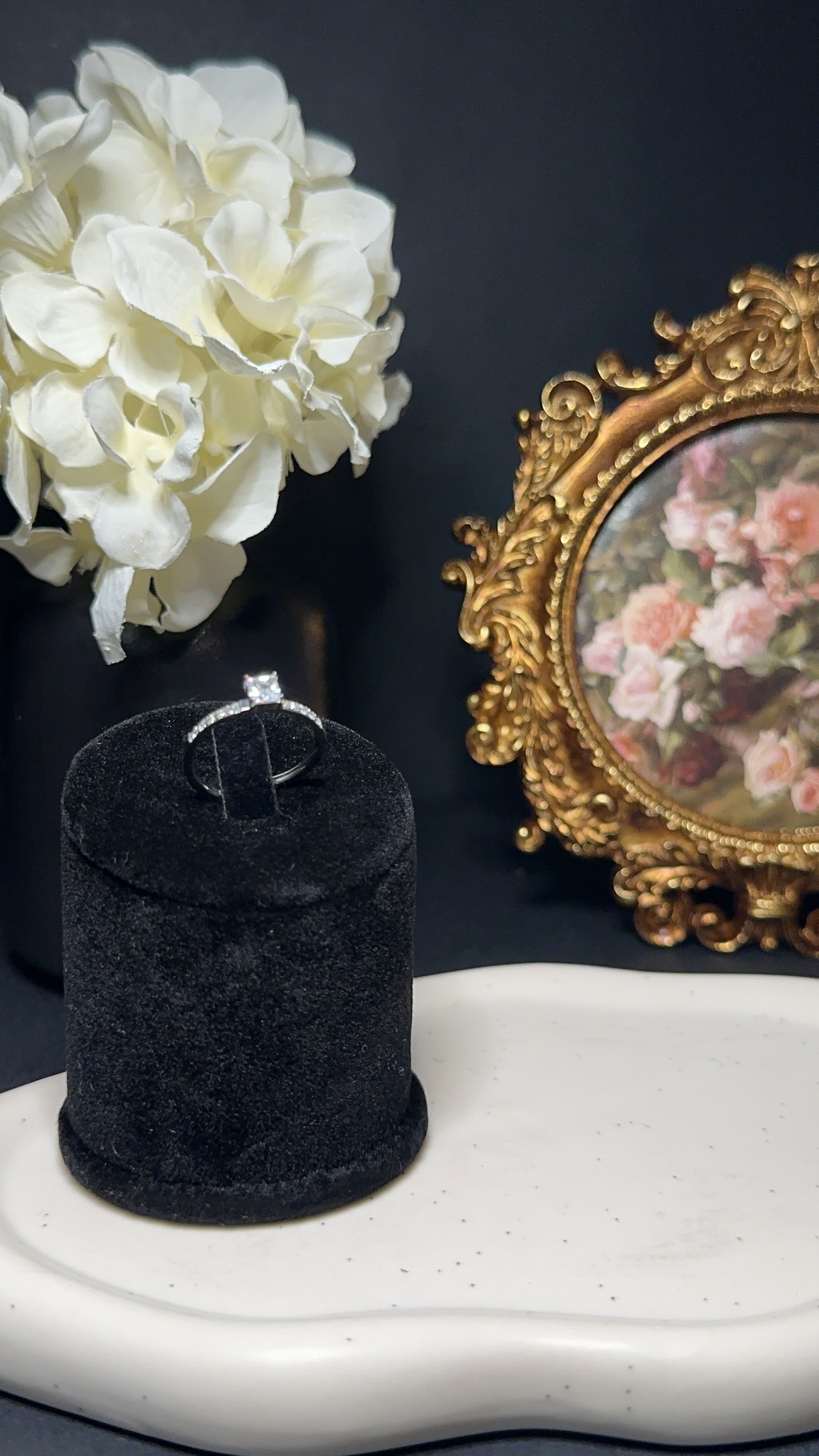 Bague "Solitaire d'un jour"