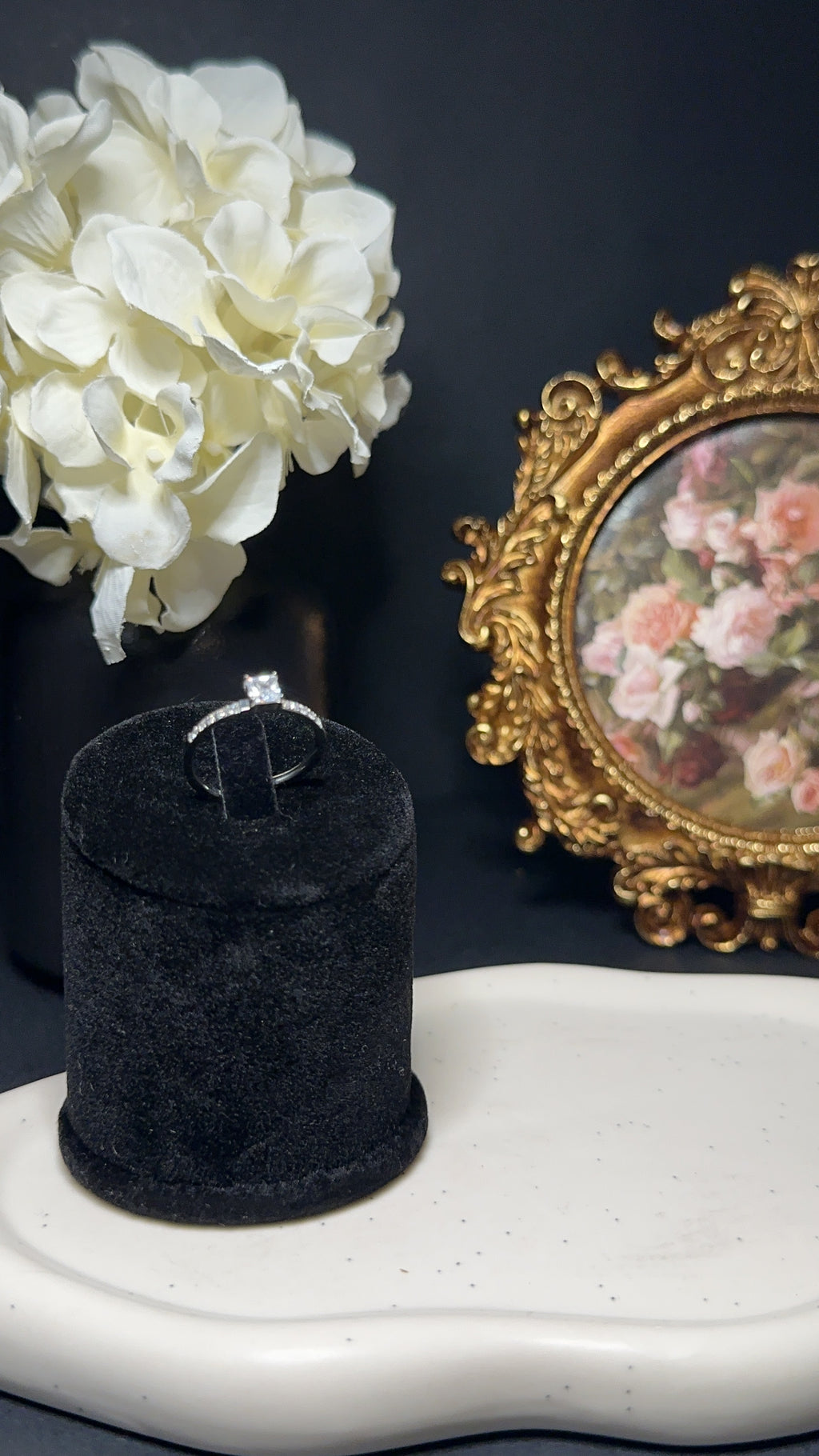 Bague "Solitaire d'un jour"