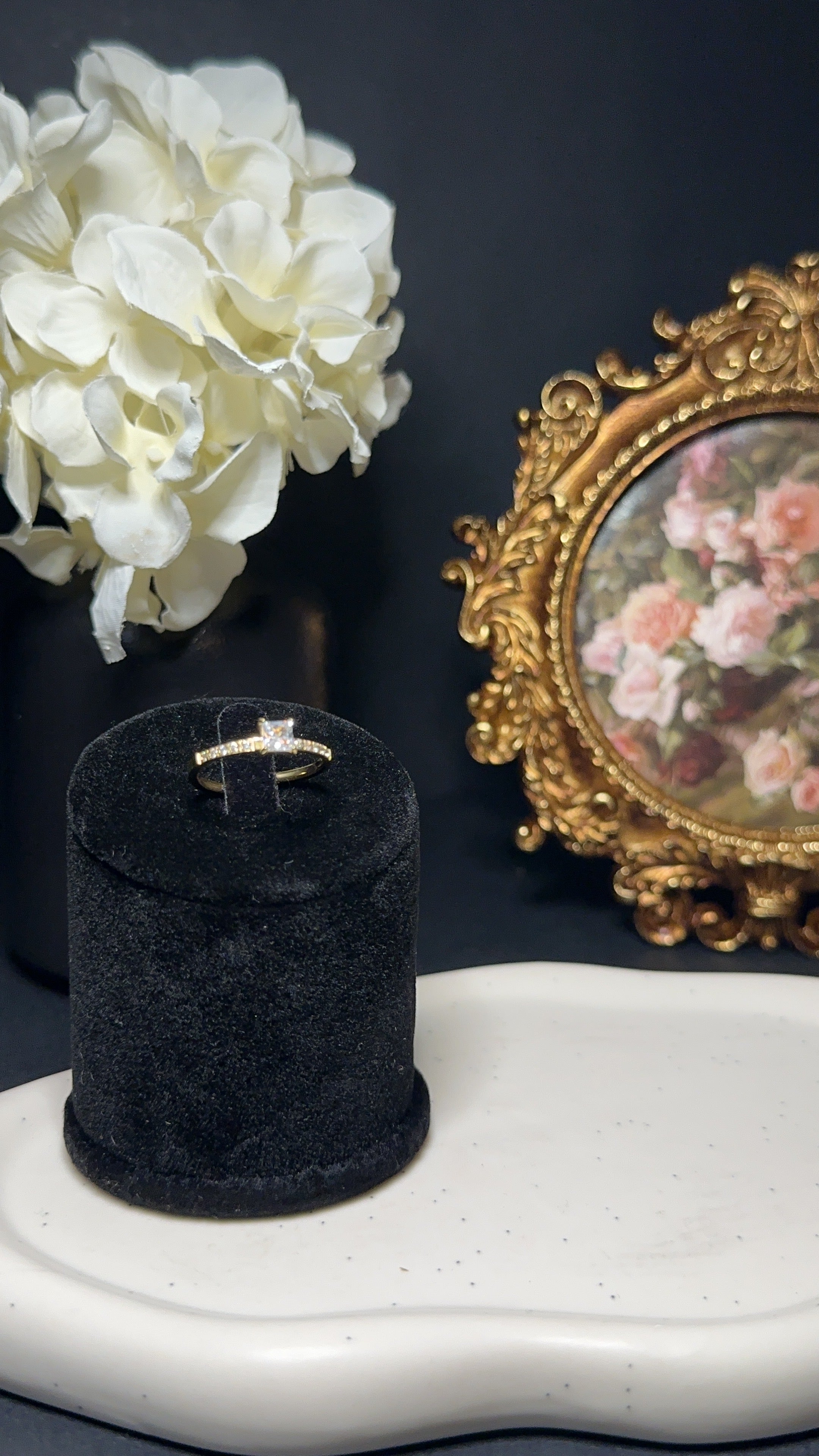 Bague "Solitaire d'un jour"