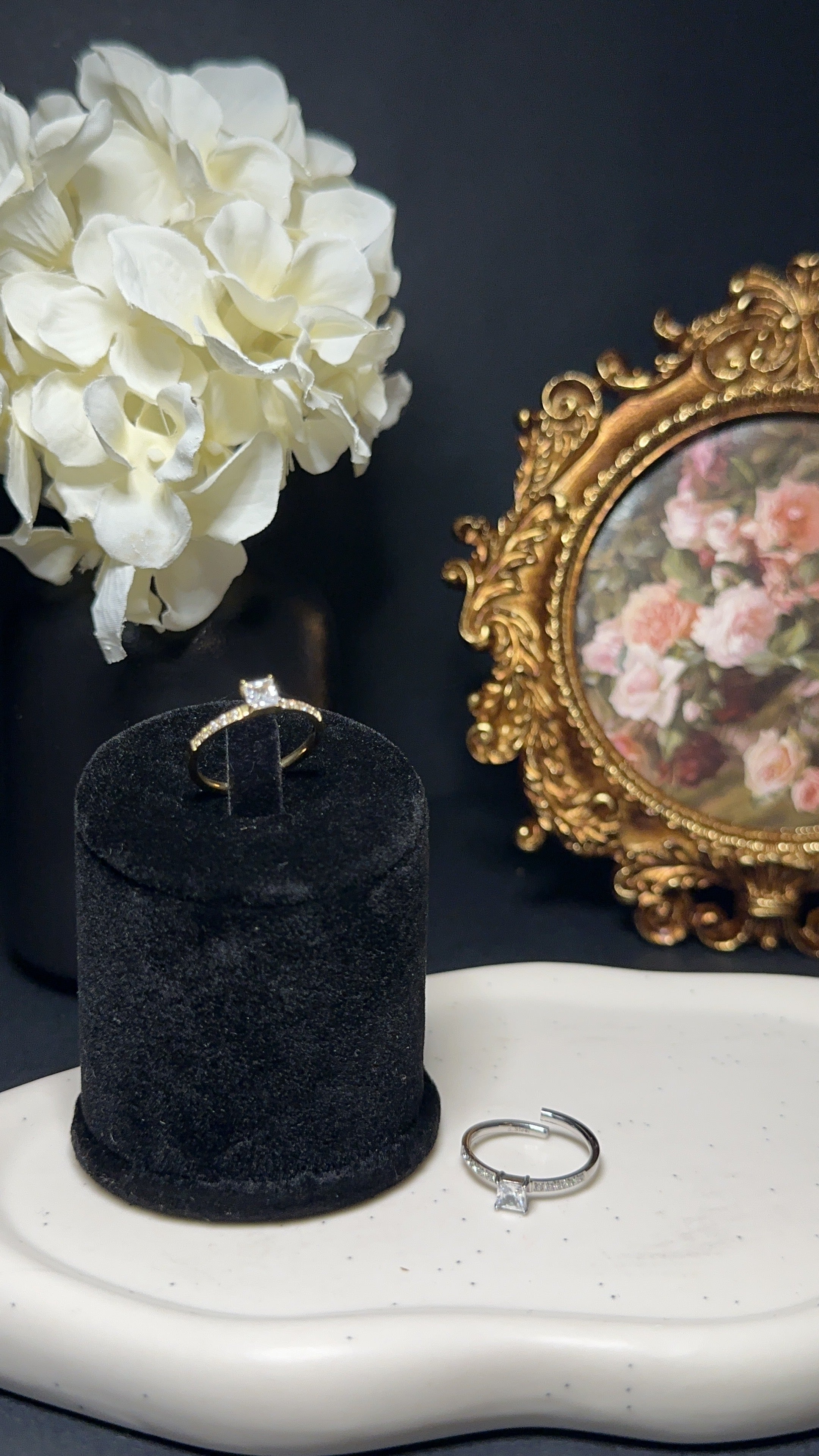 Bague "Solitaire d'un jour"