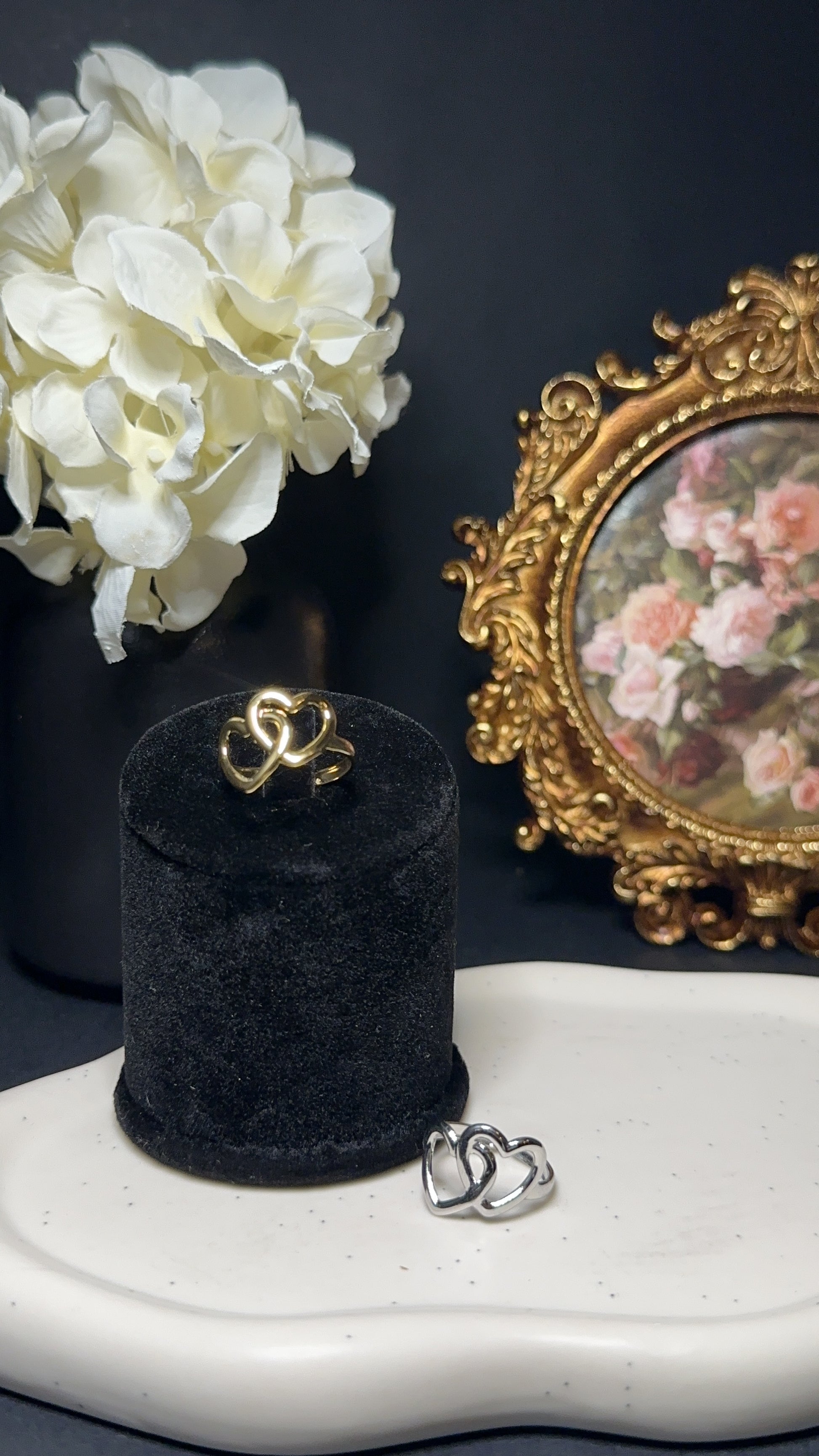 Bague "Amour entrelacé"