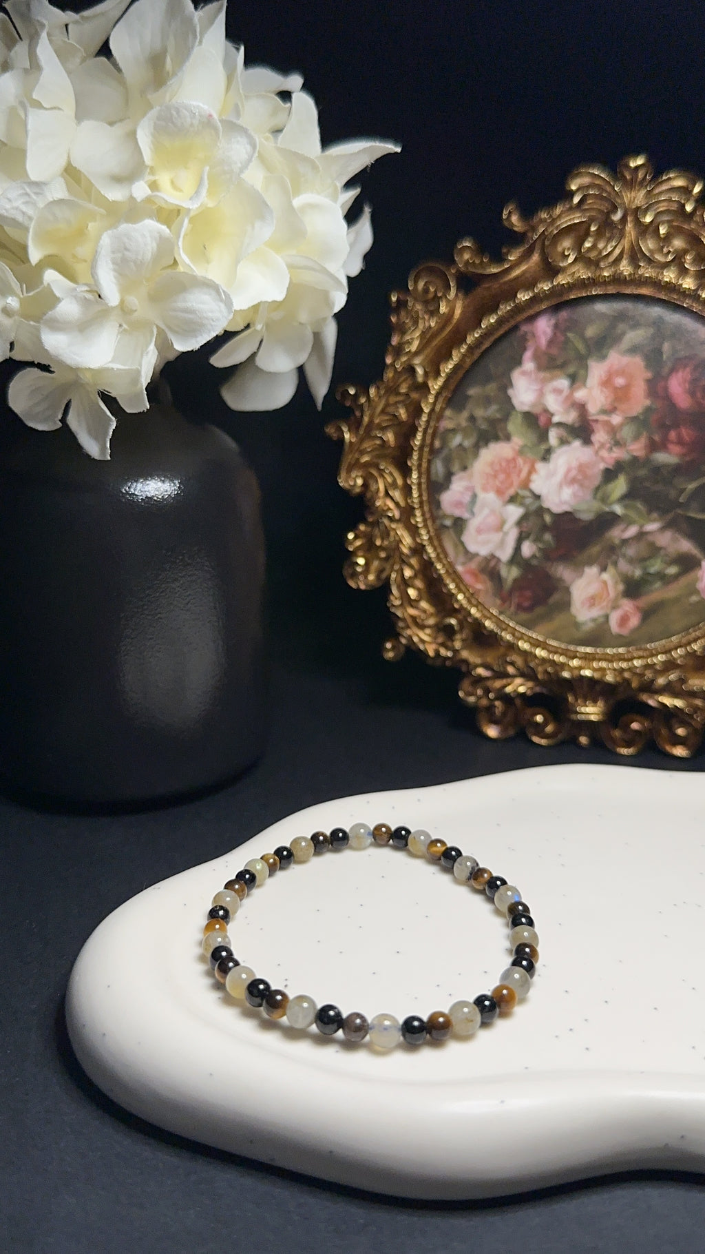 Bracelet Tourmaline, Labradorite, Oeil de tigre - Puissance, force & confiance