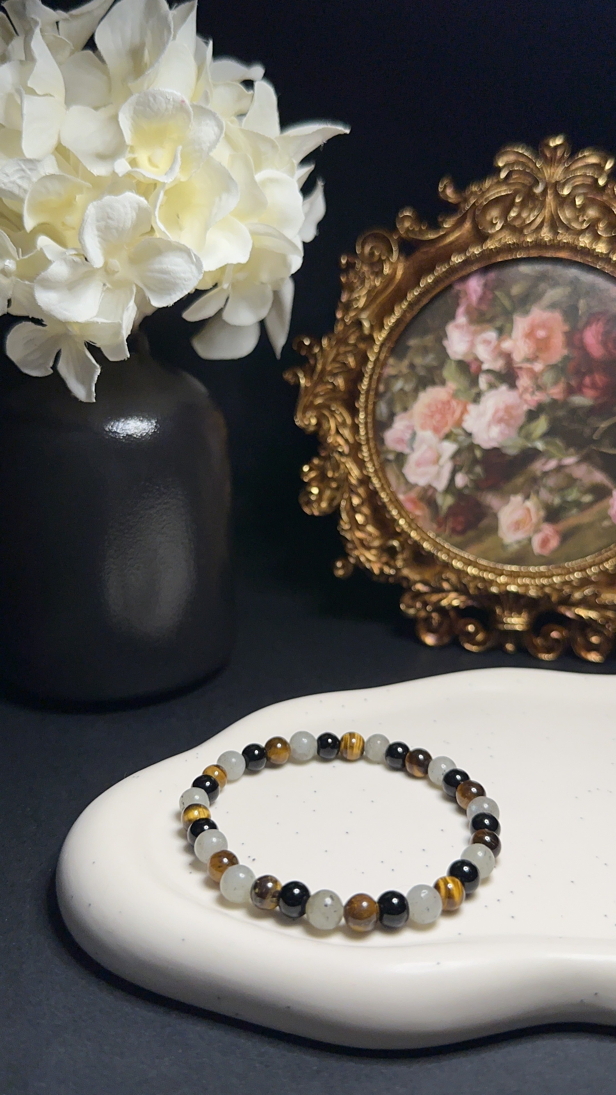 Bracelet Tourmaline, Labradorite, Oeil de tigre - Puissance, force & confiance