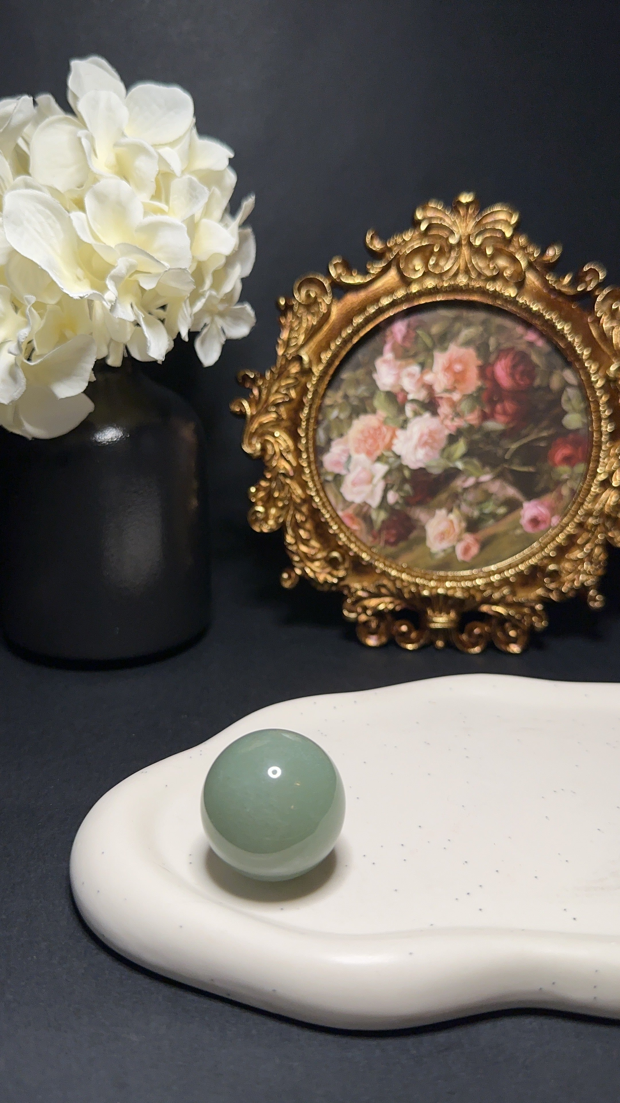 Sphère en Aventurine verte - Abondance, Confiance et Réussite