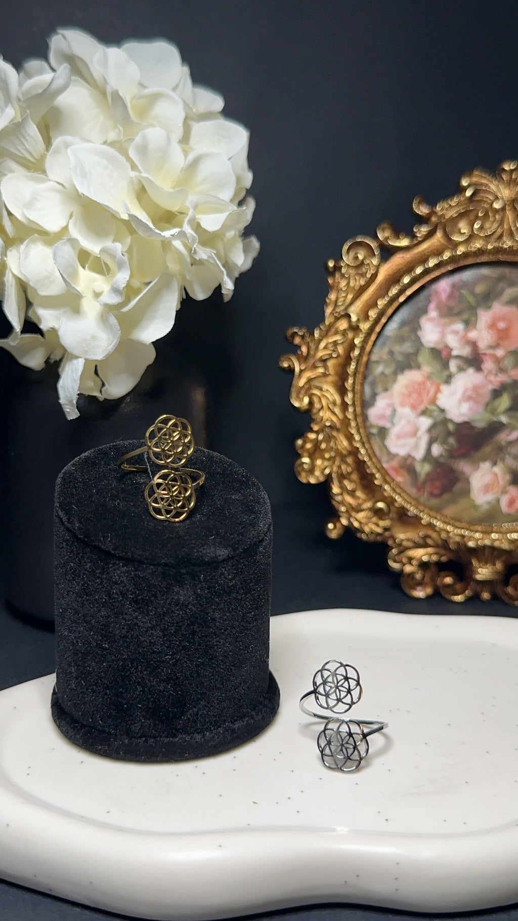 Bague fleur de vie