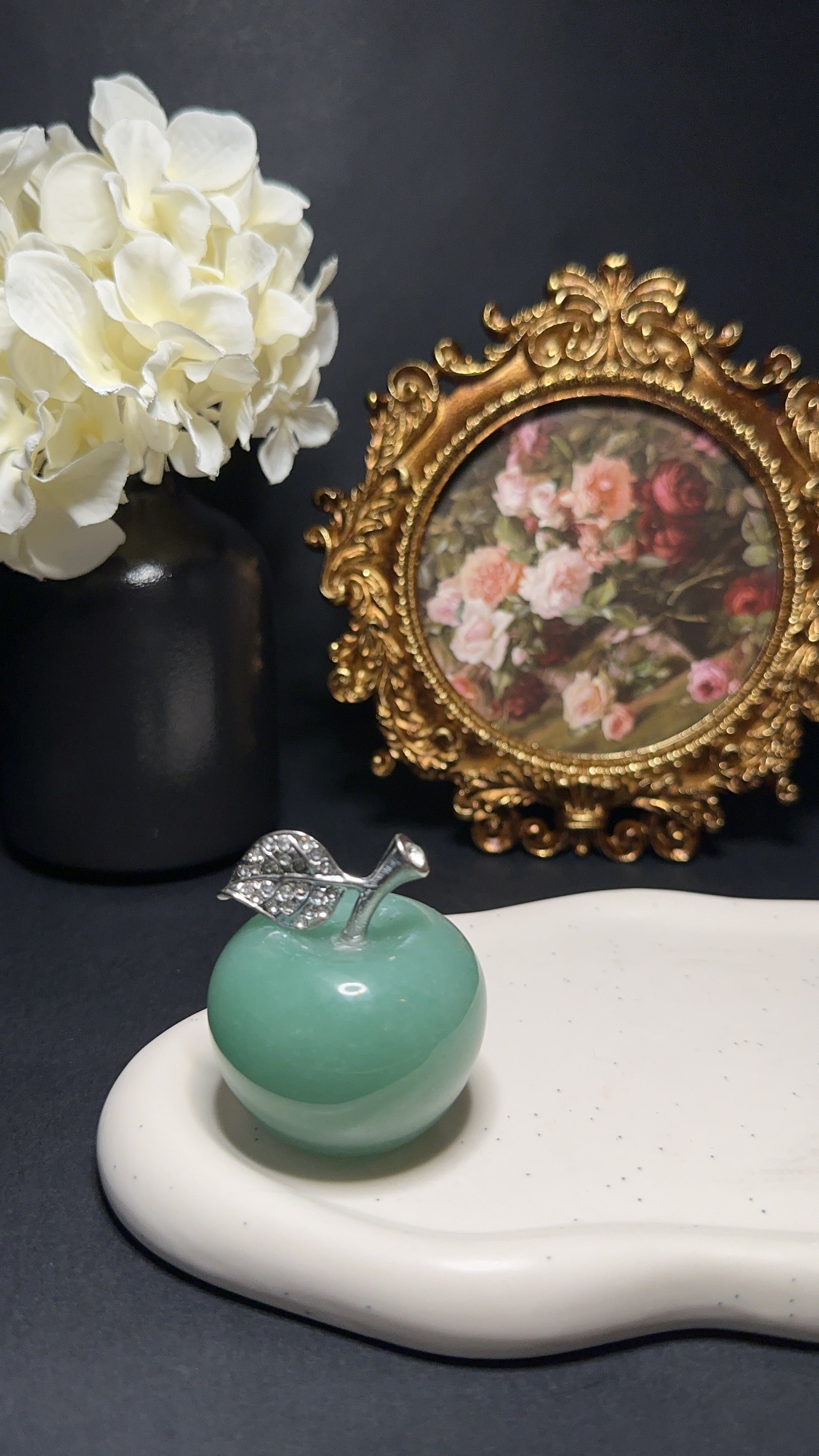 Pomme aventurine verte - Abondance, prospérité & énergie